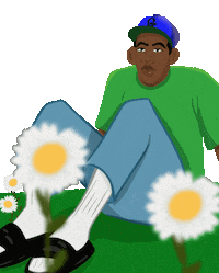 Tyler The Creator Sticker by Devon Blow