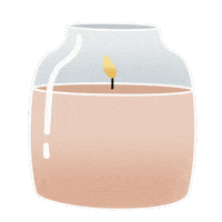 theinkybrush home relax pastel calm Sticker