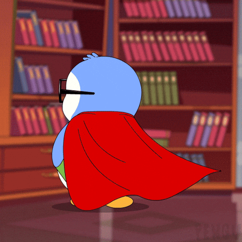 Penguin Learn GIF by Pudgy Penguins