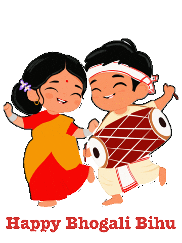 Assam Makarsankranti Sticker