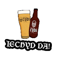 Ynys Mon Cheers Sticker by Bragdy Cybi