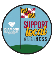 Support Local Sticker by Diamond Home Group