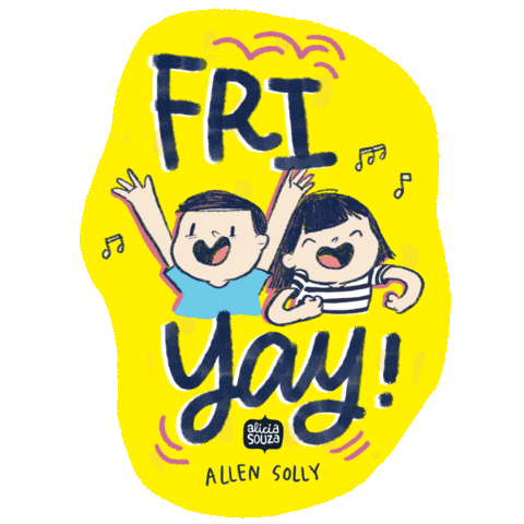 Friday Sticker by Alicia Souza