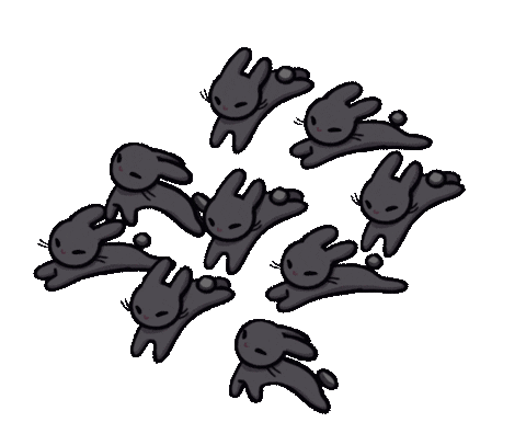 espnd giphyupload halloween black and white run Sticker