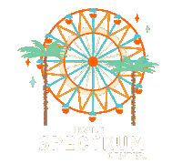 Palm Trees Christmas Sticker by Irvine Spectrum Center