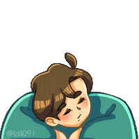 Tired Night Night Sticker