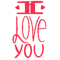 I Love You Kiss Sticker by MissAllThingsAwesome