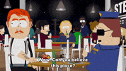 police table GIF by South Park 