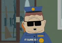 police sunglasses GIF by South Park 