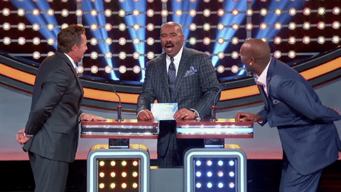 celebrity family feud lol GIF by ABC Network