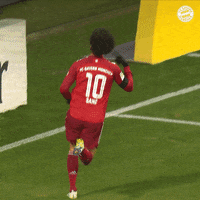 Happy Leroy Sane GIF by FC Bayern Munich