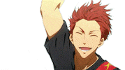 happy swiming anime STICKER