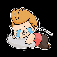 Liophuki art cartoon sad cry GIF
