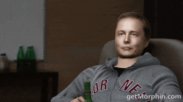 morphin beer cheers chill chair GIF