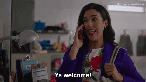 Ya Welcome Cookie Monster GIF by Kim's Convenience