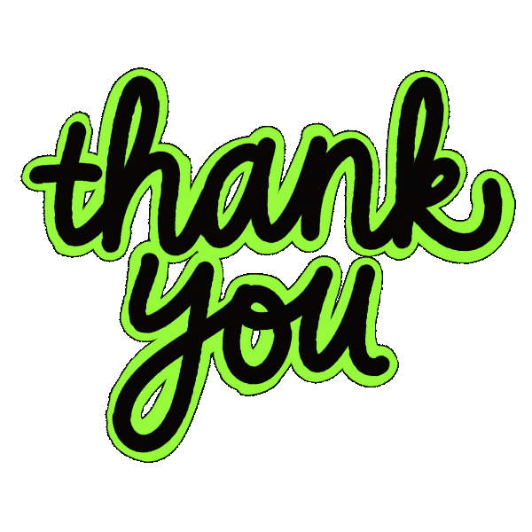 Thanks Thank You Sticker