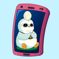 Calling Call Me GIF by Pudgy Penguins
