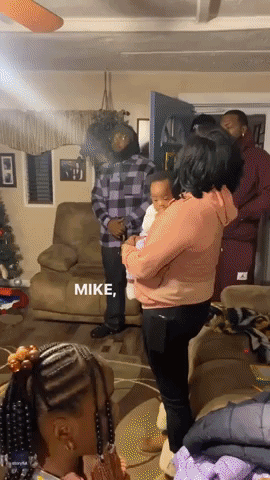 Grandson Who Lives Away Is Surprised With Early Christmas Celebrations on Thanksgiving