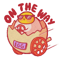 Egg Sticker by KimothyWuArt