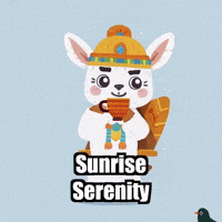 Morning GIF by Llamaozi