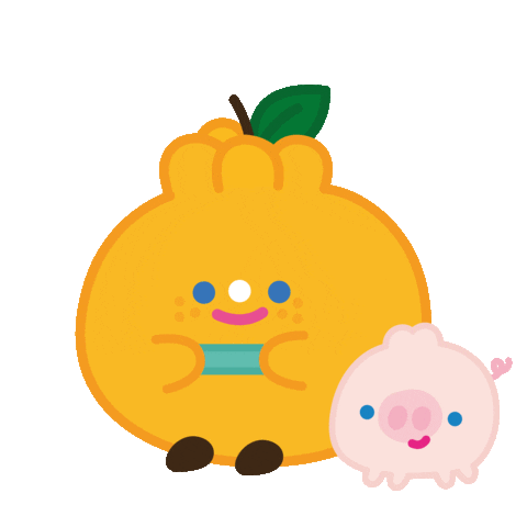 Shopping Spree Orange Sticker by THE RECORDER FACTORY