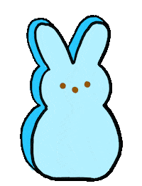 Easter Bunny Spring Sticker by Stefanie Shank