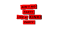 kinki prom Sticker by Kinki Kappers