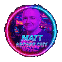 Video Games Glitch Sticker by Matt the Arcade Guy