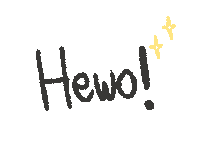 Hewo Hello Sticker