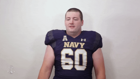 Navy Football GIF by Navy Athletics