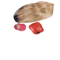 beauty hair STICKER by Luca Mainini