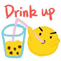 Drink Up Happy Hour Sticker by arlyna