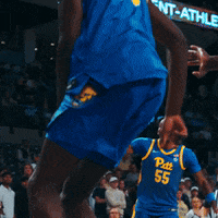 College Hoops Dunk GIF by Pitt Men's Basketball