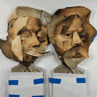 josephfontinha animation collage brothers blinking GIF