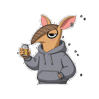 Beer Chill Sticker by Chillo Dillo