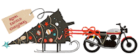 Merry Christmas Sticker by Royal Enfield