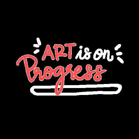 mysquarestory art artist drawing waiting GIF
