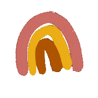 adyayonas pink rainbow pastel rainbow cute rainbow Sticker