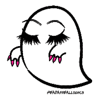 Mean Girls Ghost Sticker by Badass Balloon Co.