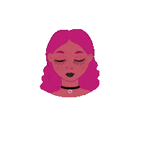 serebrva girl shine девушка pinkhair Sticker