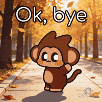 See Ya Goodbye GIF by Chimpers