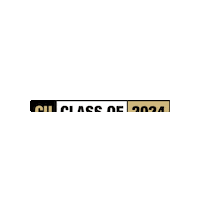 Graduating Black And Gold Sticker by CU Online
