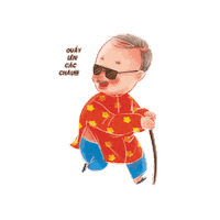 New Year Grandpa Sticker by ABBANK