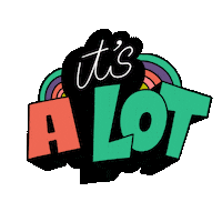 I Cant Too Much Sticker by Chris Piascik