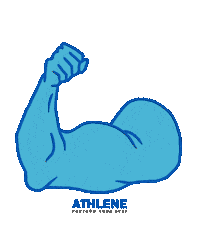 AtheleneNutrition fitness workout gym exercise Sticker