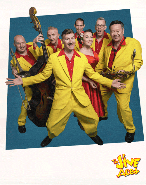 jiveaces giphyupload vintage band swing GIF