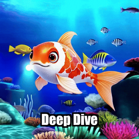 Koi Fish Ocean GIF by TheConfishius