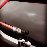 wipertags car red star wars light GIF