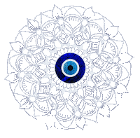 Evil Eye Art Sticker by Bespattered Facade