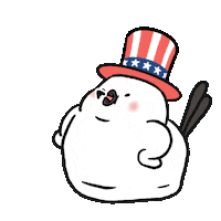 American Usa Sticker by FATZOO